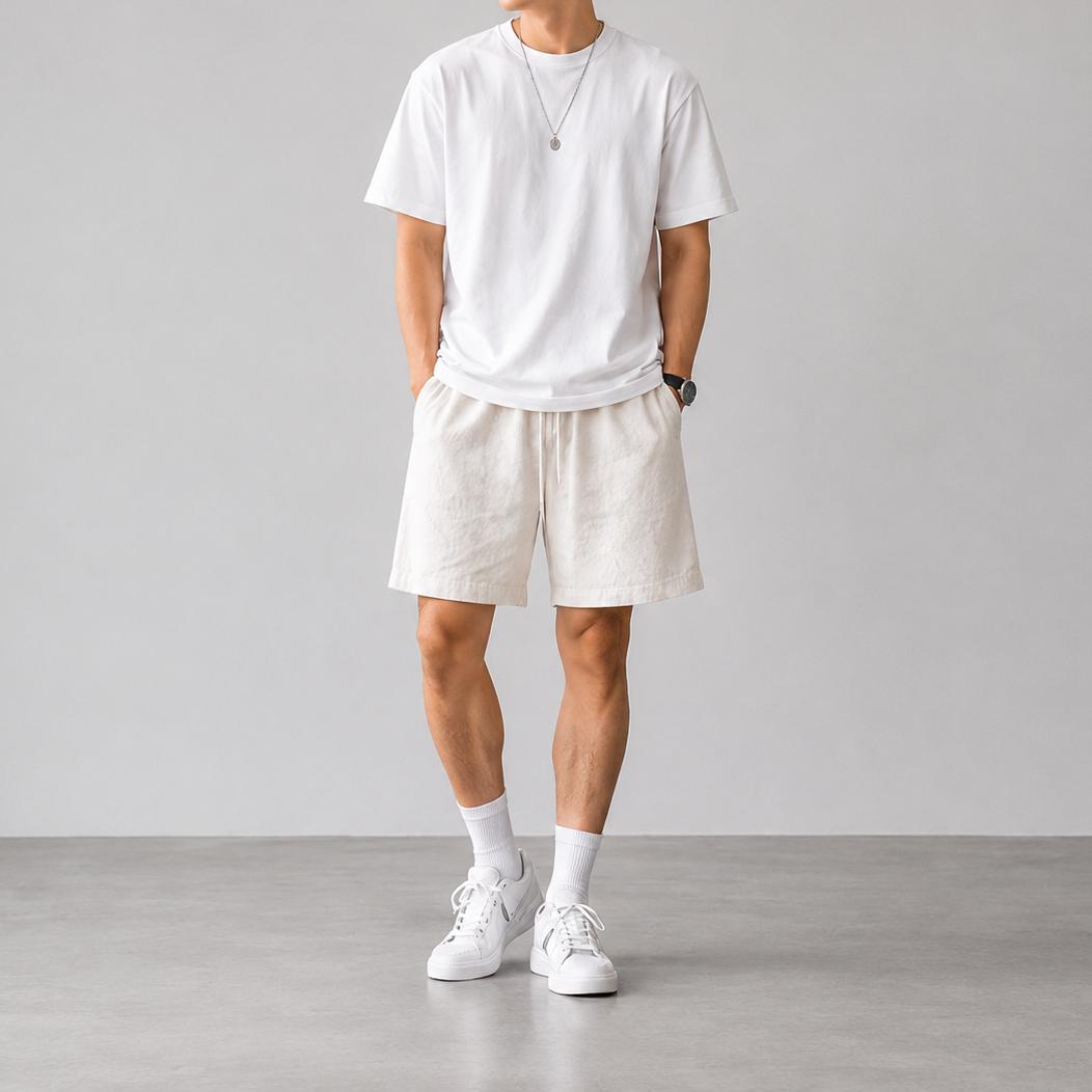 Quần Short Đũi Linen Nam Menta Wear