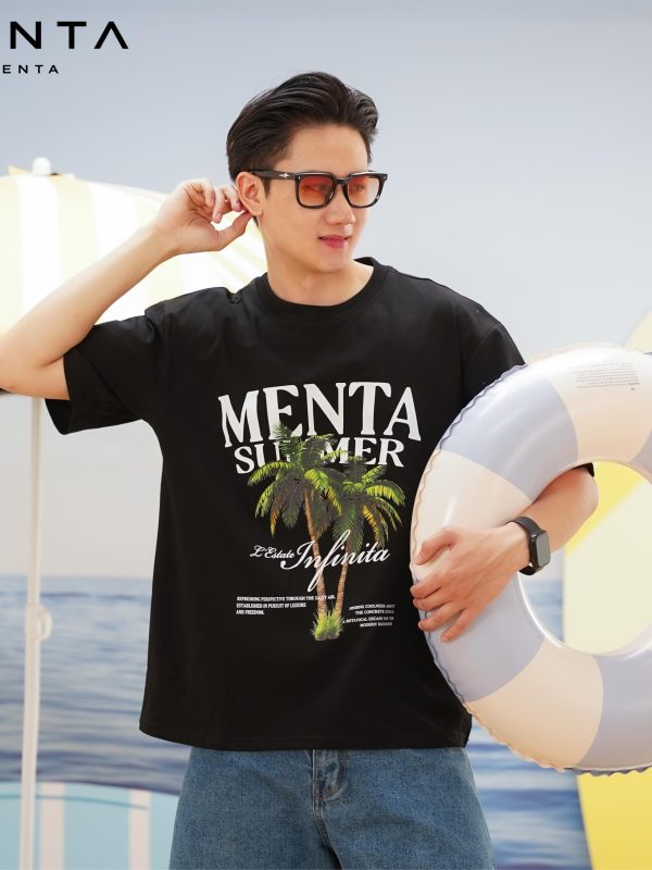 Alternative view of Áo Thun Nam/Nữ MENTA Summer Form Oversize Unisex