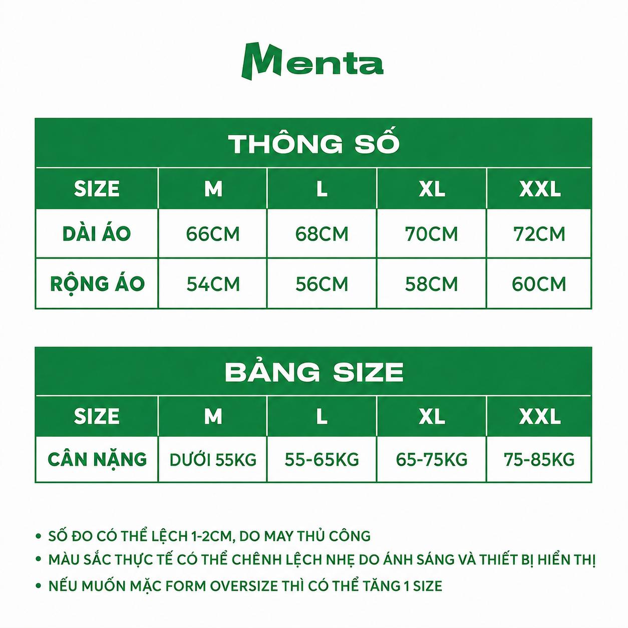 Áo Thun Nam/Nữ Dài Tay Menta Thun Xước Hàn Form Rộng Basic Longsleeve Cổ Tròn Co Giãn Thoáng Mát Logo In Cao Thành Phong Cách Hàn